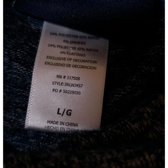 Reebok Large Green Cowl Neck Long Sleeve Roo Pocket Stretch Hoodie Sweatshirt - Picture 11 of 11